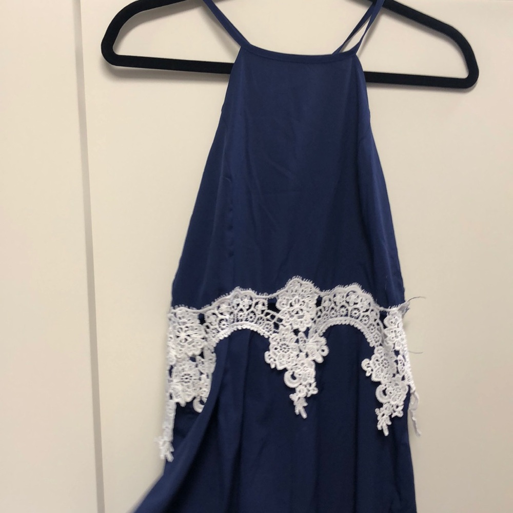 Never worn Blue Romper